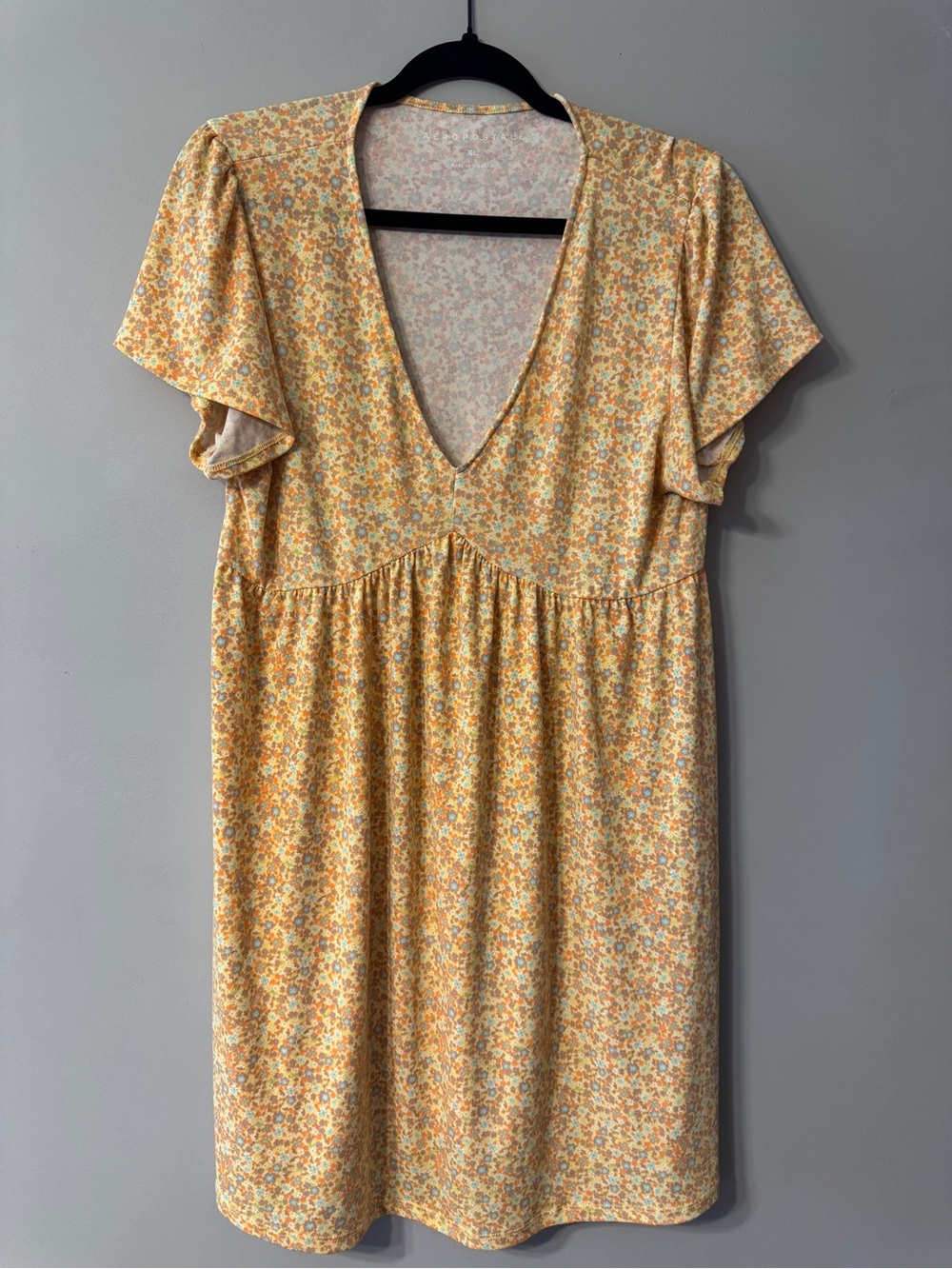 Aeropostale | floral v neck dress | XL